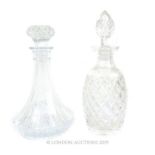 Two Glass Decanters