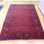 A Vintage Persian All Over Medallion Rug