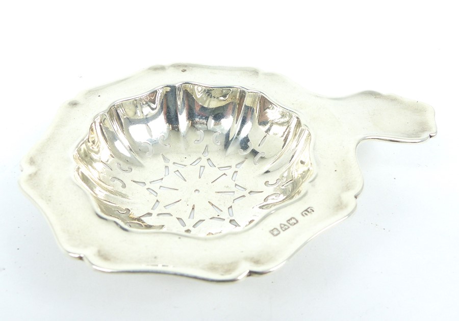 A Sterling Silver Tea Strainer