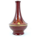 A 19th Century Sang De Bouef Vase/Stand