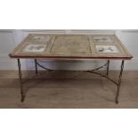 IN THE MANNER OF MAISON JANSEN, A 20TH CENTURY ORIENTAL STYLE COFFEE TABLE.