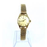 A 9ct Gold Ladies Omega Watch
