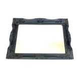 Large Black Framed Mirror