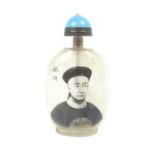 A Reverse Painted Snuff Bottle