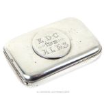 A Sterling Silver Vesta Case By Wright & Davies.