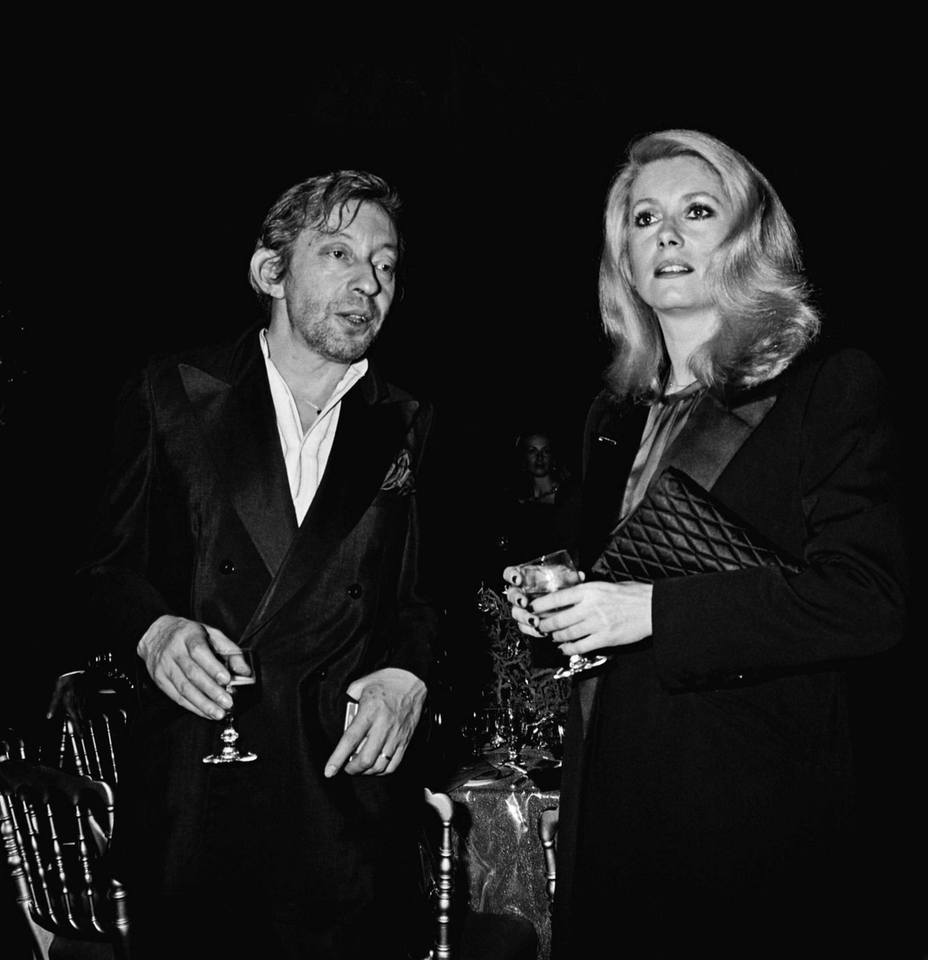 Serge LIDO (1906-1984) - Serge Gainsbourg et Catherine Deneuve,1980 - Tirage [...]