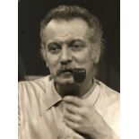 Tony GRYLLA (Né en 1941) - Georges Brassens, Paris ,1970 - Tirage argentique sur [...]