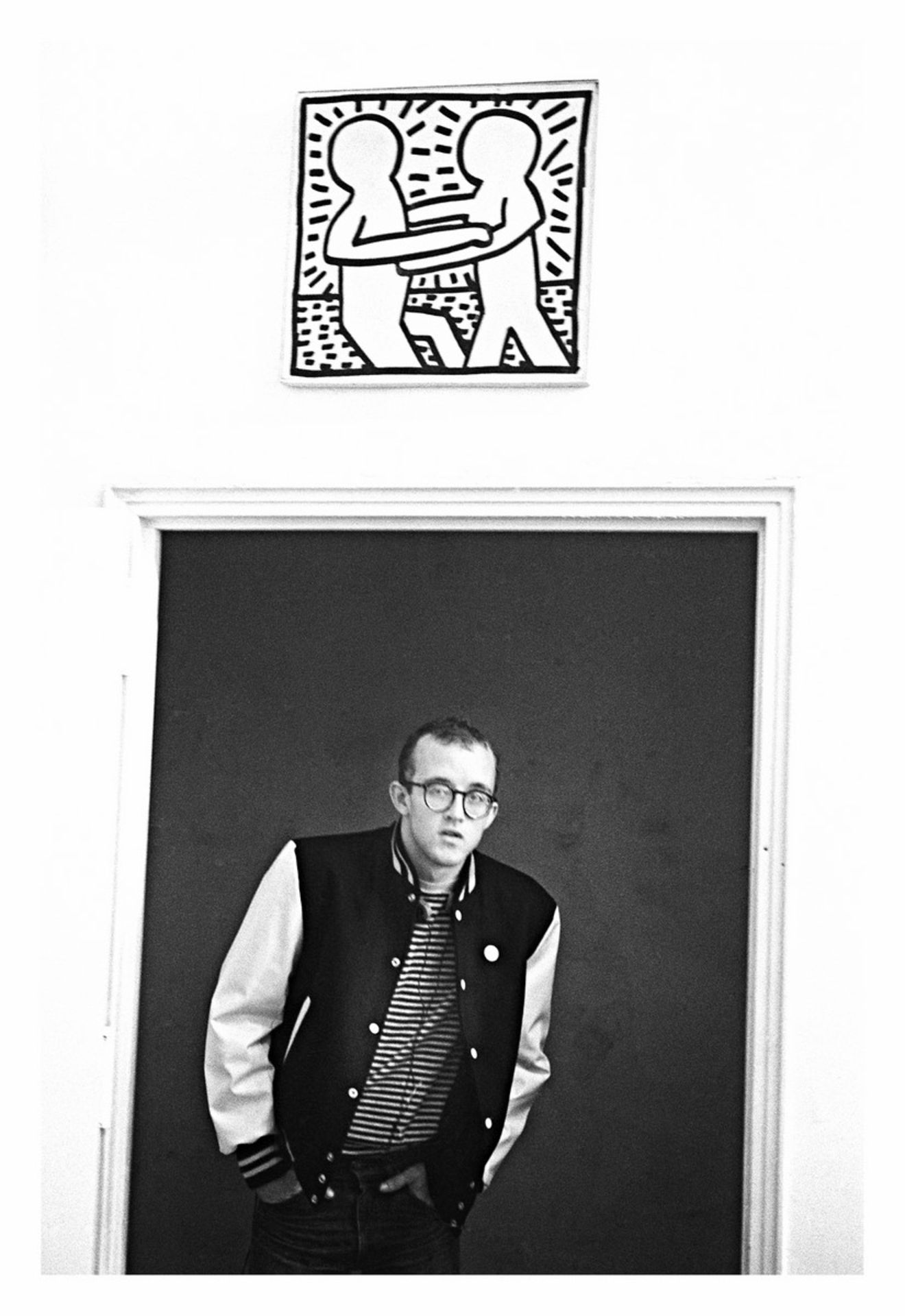 Pierre HOULES (1945-1986) - Keith Haring, Cannes - Tirage argentique d’exposition [...]