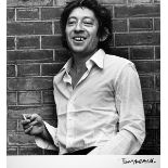 Tony FRANK (Né en 1945) - Serge Gainsbourg - Tirage argentique, signé à [...]