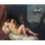 ECOLE ITALIENNE DU XIXème SIECLE - Vénus et l'Amour - Huile sur toile (Toile [...]
