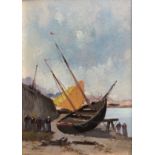 Eugène GALIEN-LALOUE (1854-1941) - sous le pseudonyme de L.DUPUY - Bateau à [...]