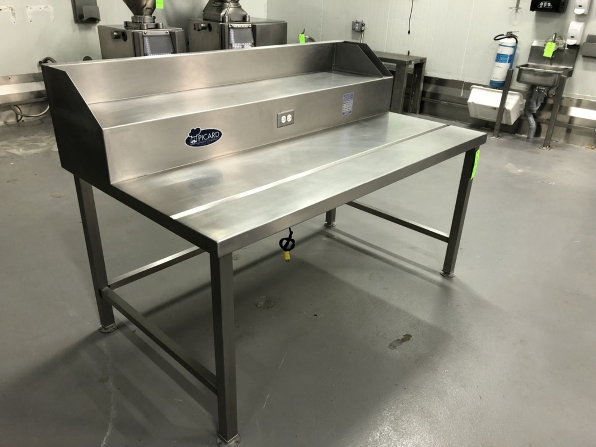 Picard Pre-Mix S/S Table, M/N LP 432-6, S/N 7010810, with Counter Side Electrical Outlet, and S/S - Image 2 of 3