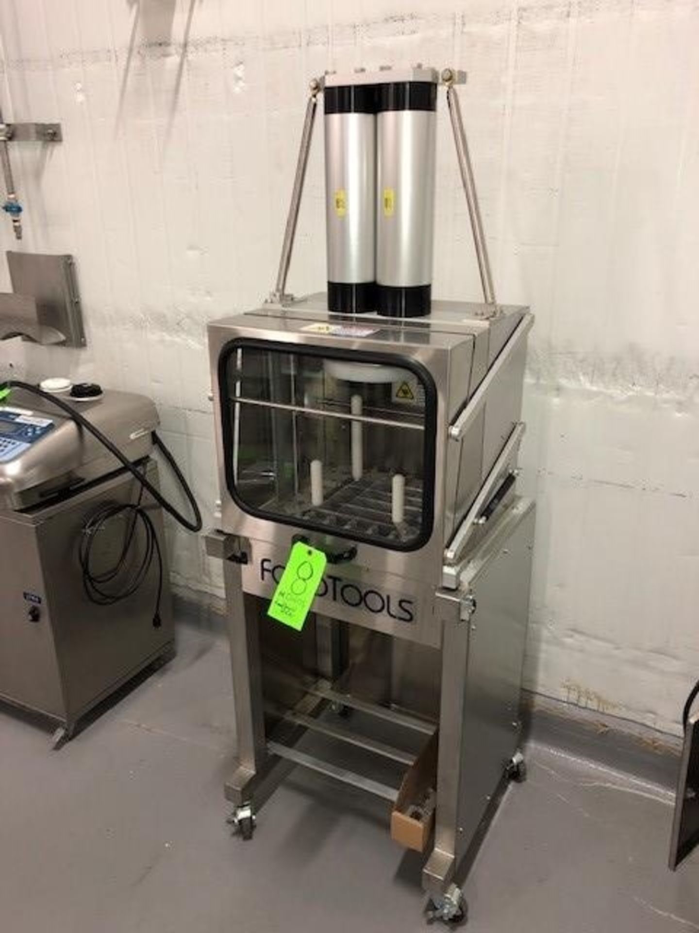 NEW 2013 FoodTools S/S Slicer, M/N TC-1, S/N 4678, Pneumatic Operation, 100 PSIG/6.9 Bar, Mounted on