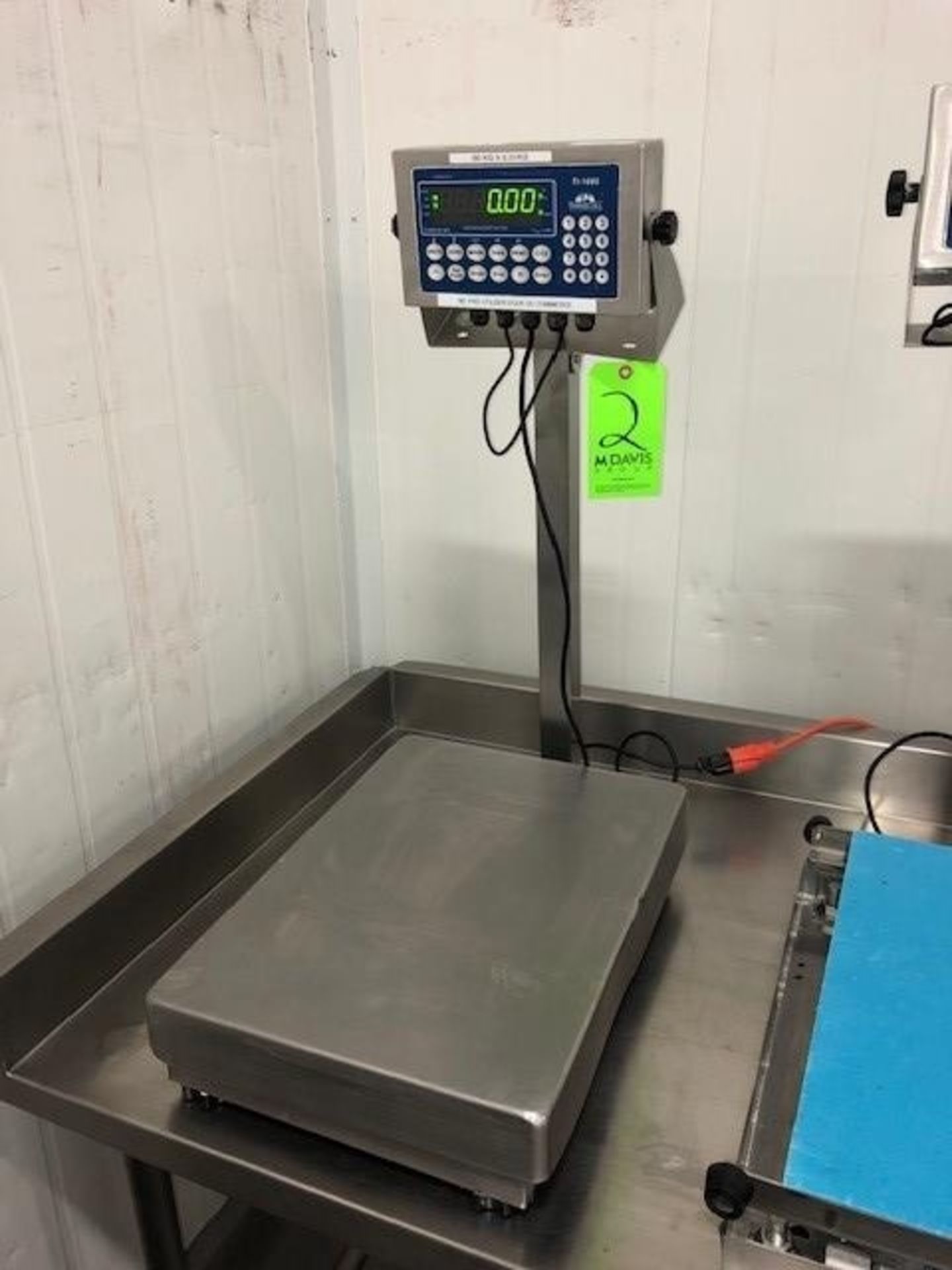 Transcell S/S Digital Platorm Scale, M/N TI-1680, Platform Dims.: Aprox. 20-1/2" L x 15" W