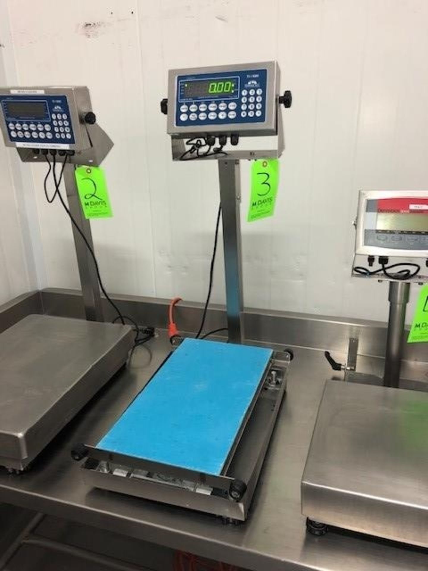 Transcell S/S Digital Platorm Scale, M/N TI-1680, Platform Dims.: Aprox. 20-1/2" L x 15" W (NOTE: