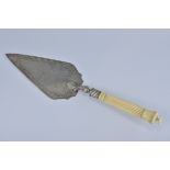 An English antique presentation trowel dated 26th