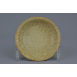 A Chinese Ming Dynasty Gu Yau crackle dish. 12 cm