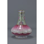 A Chinese 19th /20th century porcelain bottle vase