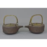 A pair of Japanese 18th century Edo period iron sa