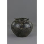 A Chinese Henan Song dynasty black glazed pottery