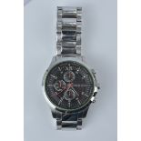 Armani Exchange chronograph stainless steel gentleman's watch. Ref. AX2163, quartz, 46mm.