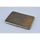 An English antique Snake Skin Card Case. 13cm x 9.2cm x 1cm