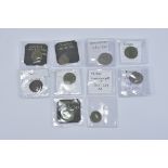 A group of nine Roman coins (9)