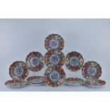 A Set of twelve Japanese Imari porcelain Dishes. S