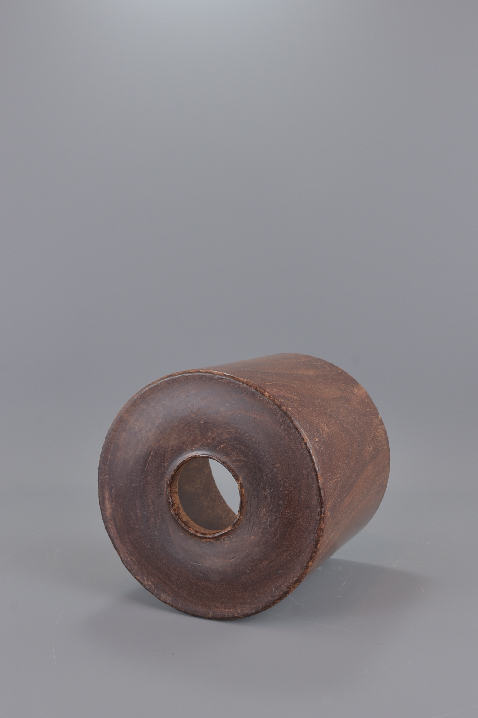 A Chinese hardwood brush pot - Image 3 of 3