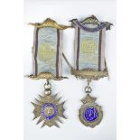 Two Vintage Masonic Freemasonry medals