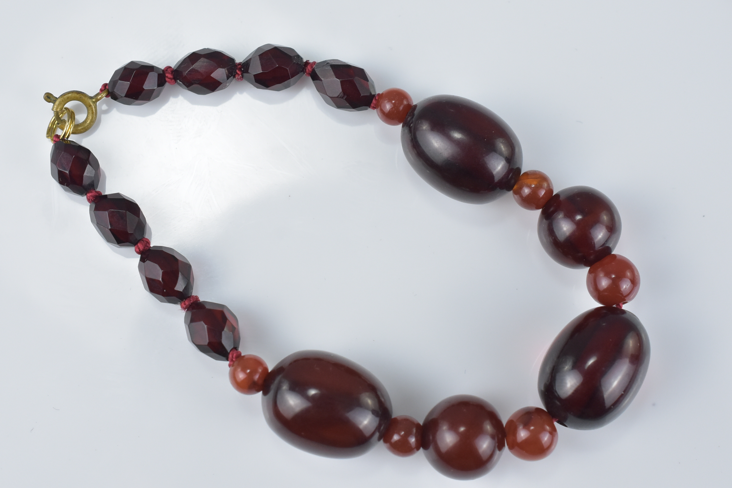 Cherry Amber Style Bead Bracelet - Image 2 of 2