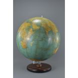 Vintage ' George Philips & Sons ' Terrestrial Globe