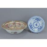 19th century Cantonese Famille Rose Bowl