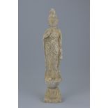 Chinese Stone Statue Buddhist / Guanyin