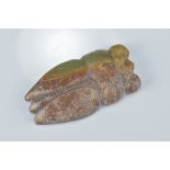 A Chinese jade cicada pendant