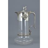 Late 19th / Early 20th century Glass Claret Jug