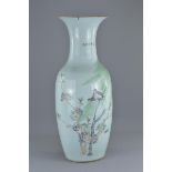 Chinese Porcelain Republic Period Famille Rose Vase, 58cms high