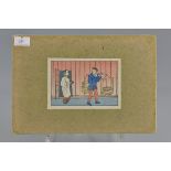 A Japanese early 20th century accordion book of 20 various woodblock prints. From SAKAI & CO. 'Woodb