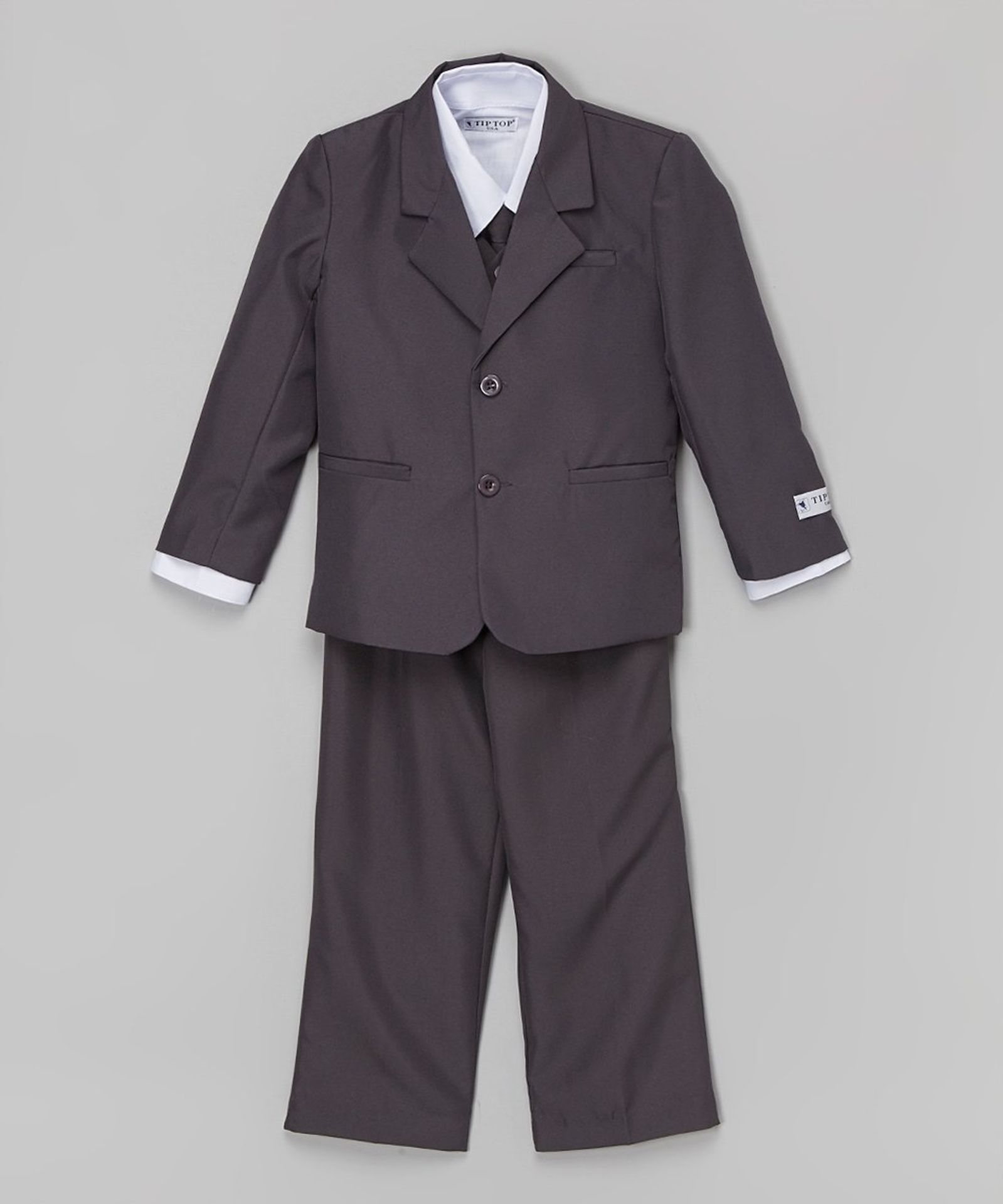 Charcoal Five-Piece Suit Set - Toddler (Size: 5 Yrs) [Ref :24908082-Tub 21]