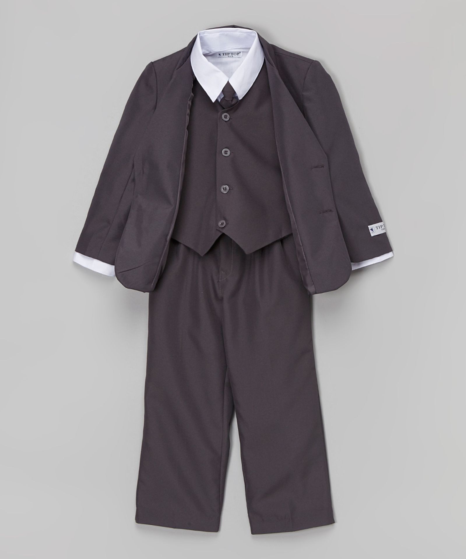 Charcoal Five-Piece Suit Set - Toddler (Size: 5 Yrs) [Ref :24908082-Tub 21] - Image 2 of 3