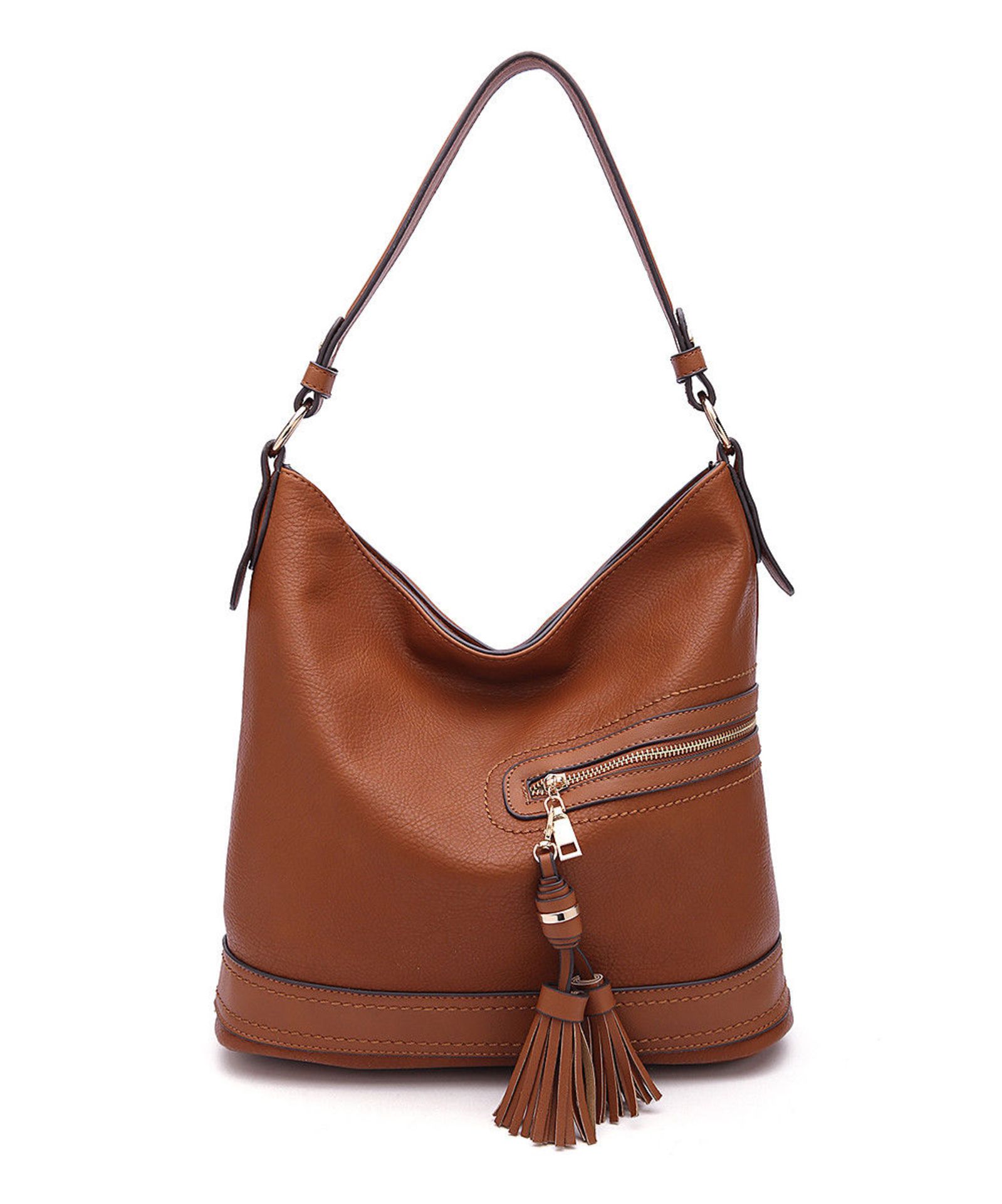 Mkf Collection By Mia K. Farrow Brown Elyza Hobo (New With Tags) [Ref: 54056780-Mi-Tub 9]-Mi