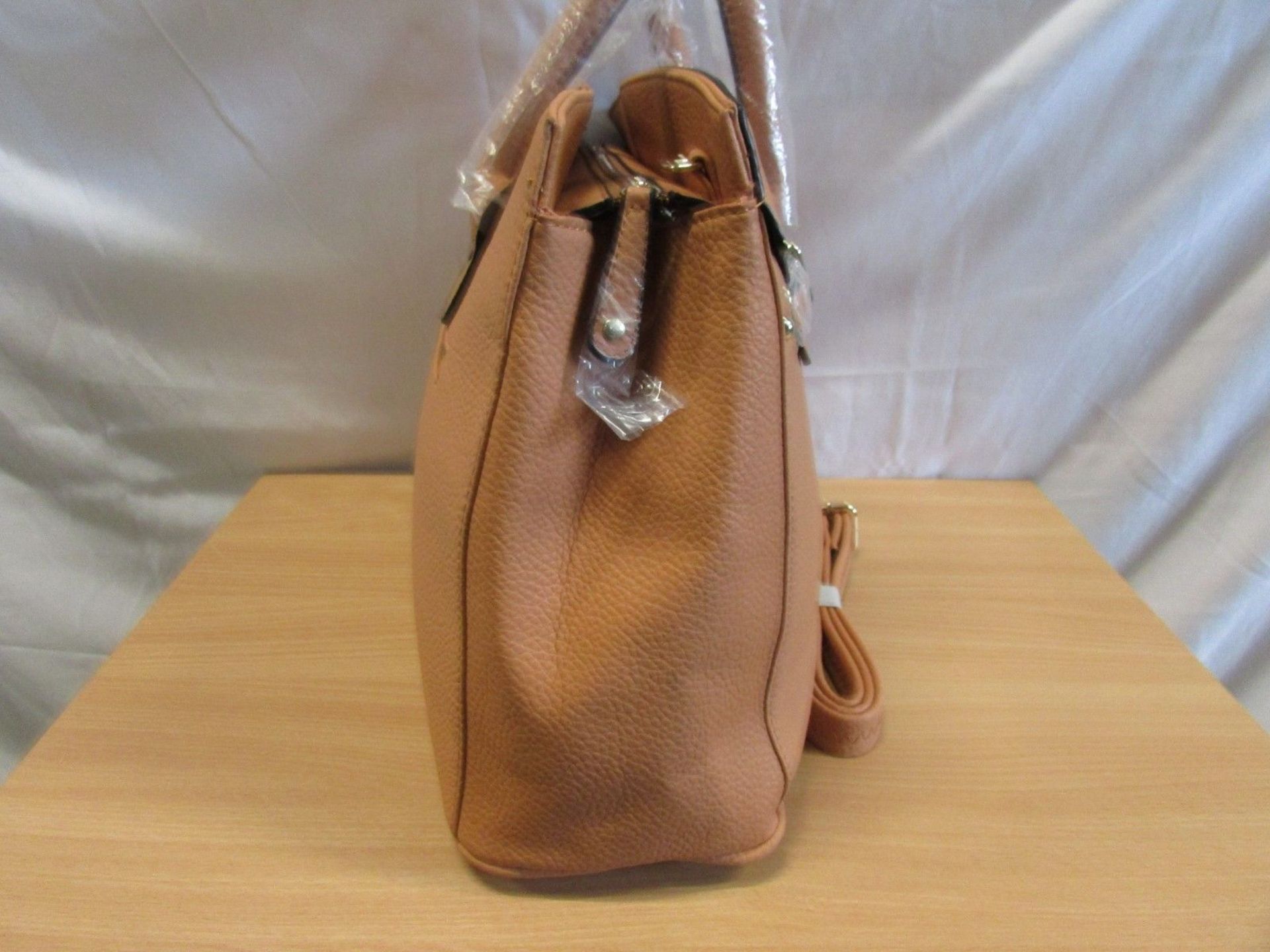 Peach Tote (New Without Tags) [Ref: Mi-Tub 5]-Mi - Image 2 of 4