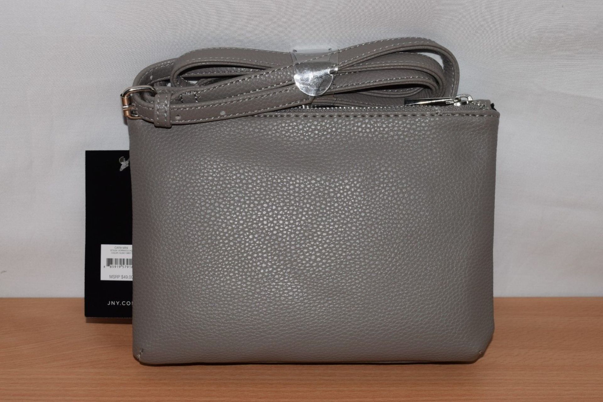 Jones New York Husky Grey Cara Crossbody Bag (New With Tags) [Ref: 53258228-Mi-Tub 1]-Mi - Image 2 of 4