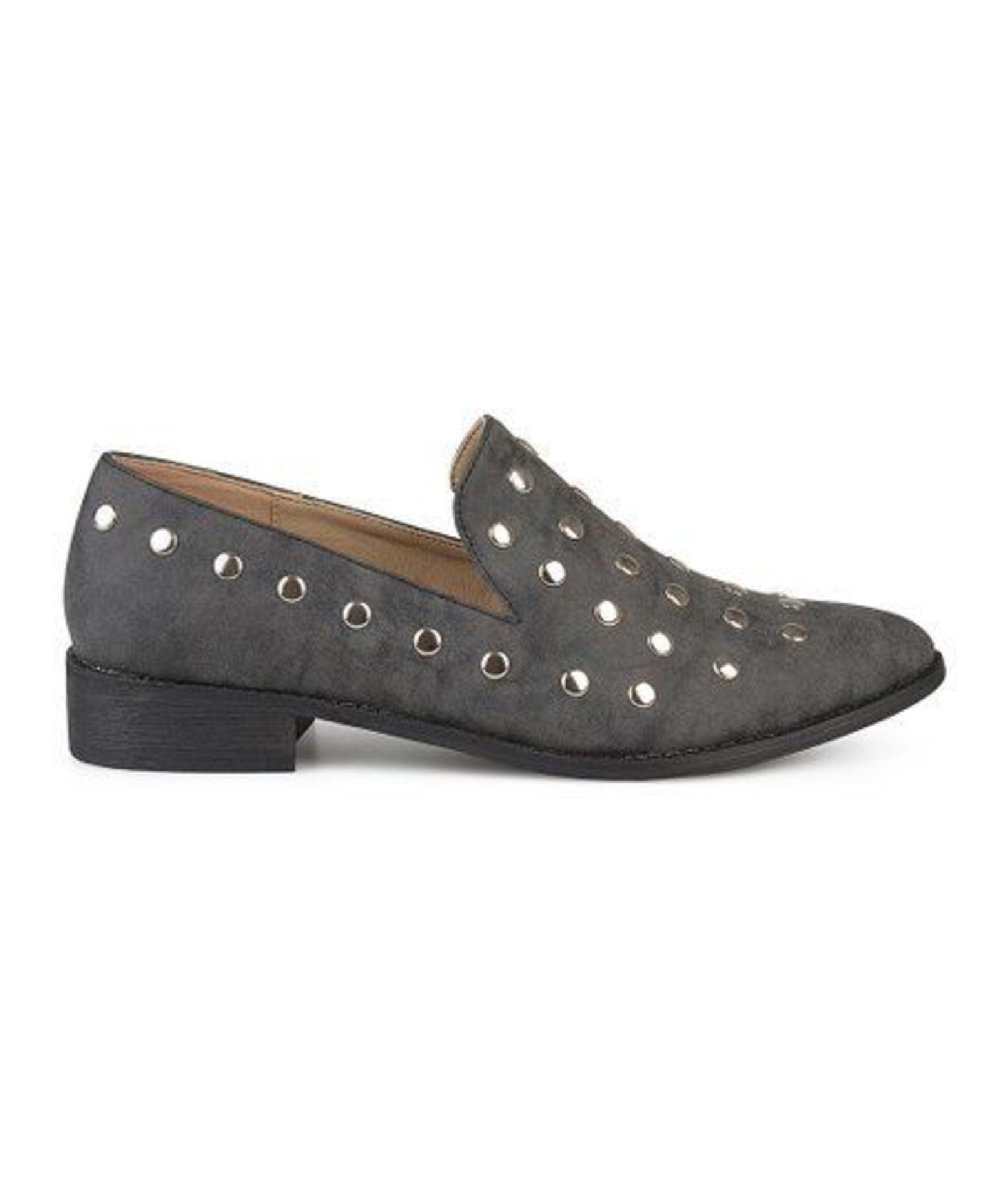 Journee Collection, Black Breeze Loafer, Size Uk 5.5 Us 8 (New With Box) [Ref: 52533950 F]-Tf - Image 3 of 5