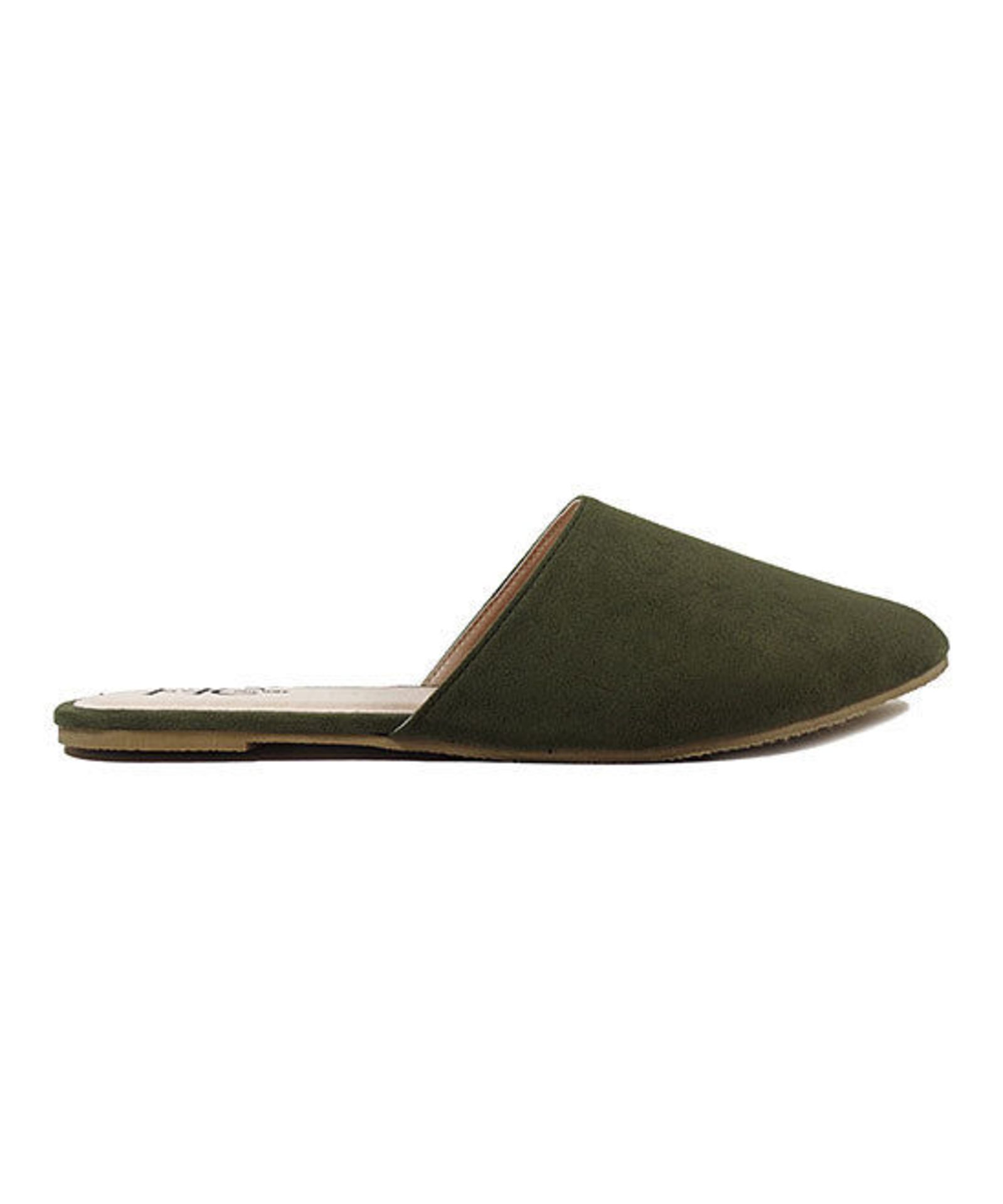 Ffc New York, Green Microsuede Sabrina Mule, Us Size 8/Eu 38 (New With Box) [Ref: 47048739- G-001]-