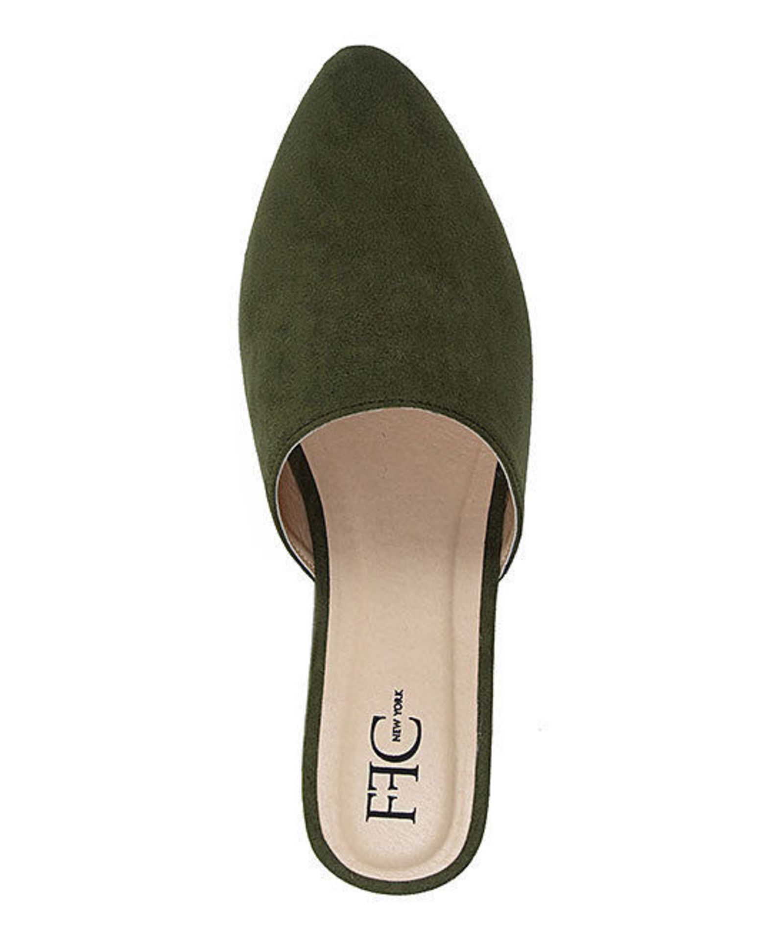 Ffc New York, Green Microsuede Sabrina Mule, Us Size 8/Eu 38 (New With Box) [Ref: 47048739- G-001]- - Image 3 of 3