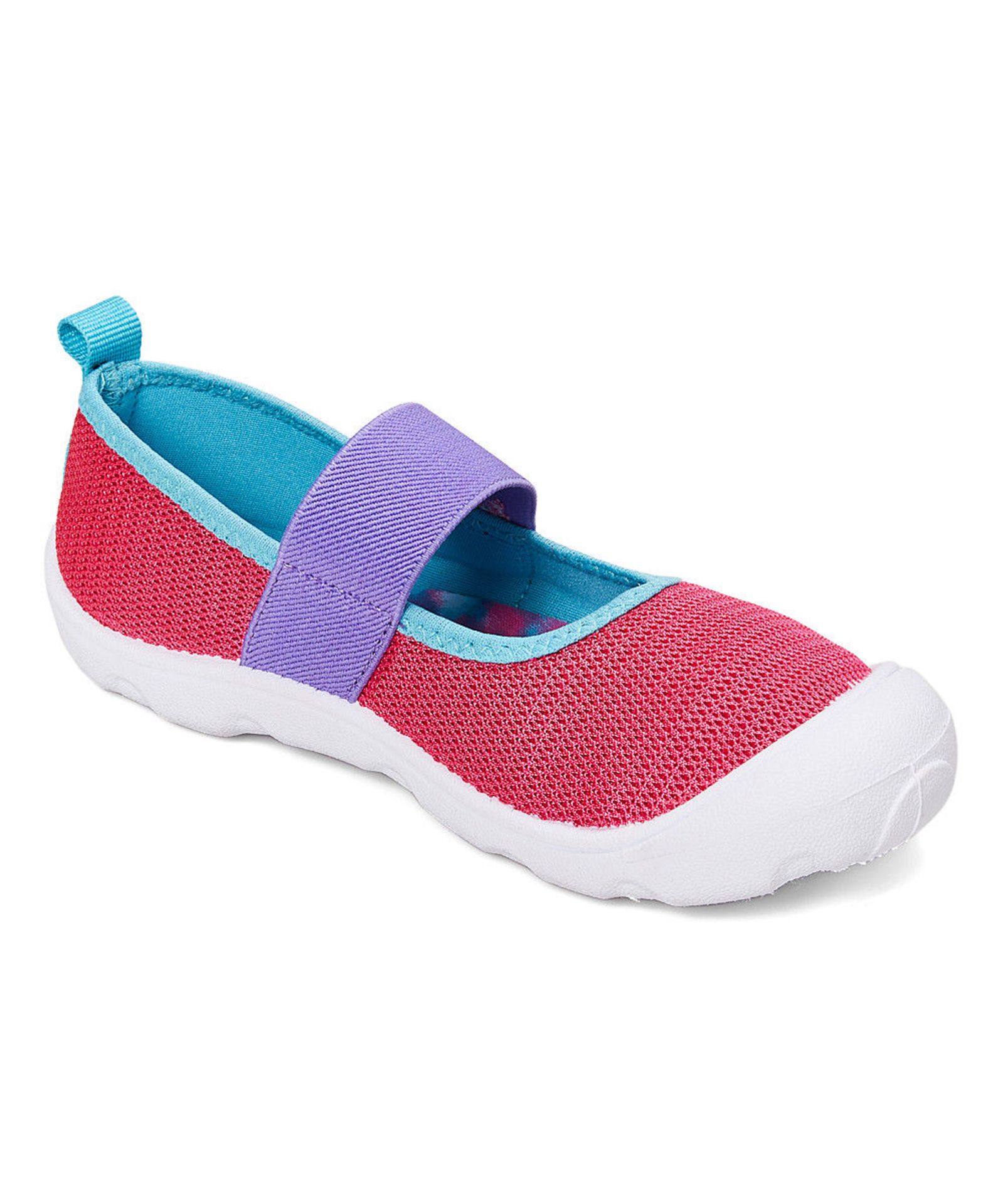 Newtz Pink & Purple Embroidered Water Shoe (Uk Size:10-11/Us Size:11-12) (New Without Box) [Ref: - Image 2 of 3