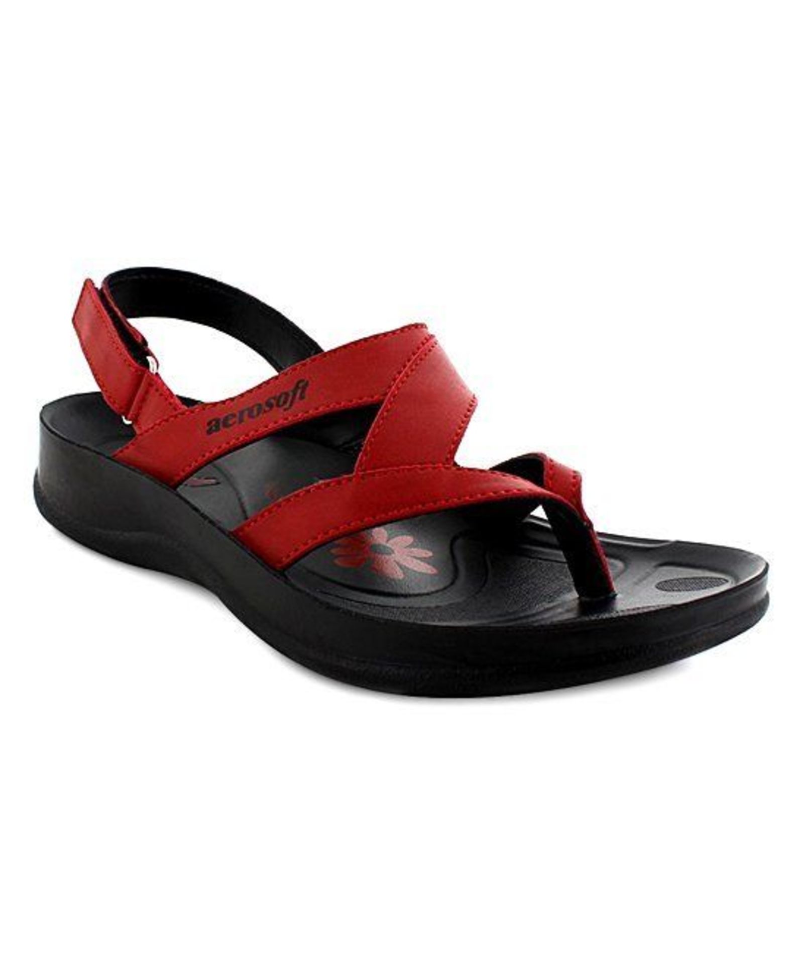 Aerosoft Red & Black Deke Sandal (Uk Size:3.5/Us Size:6) (New With Box) [Ref: 48556461-B-004]