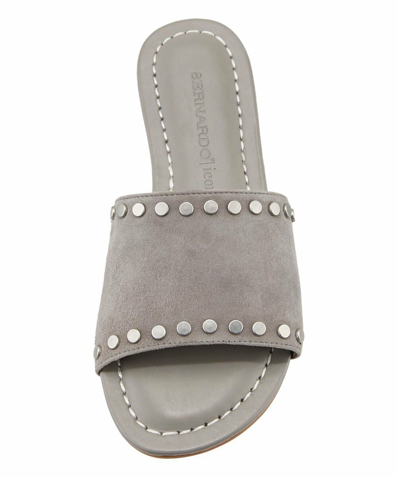 Bernardo Gray Maggie Suede Sandal (Uk Size 5.5:Us Size 7.5) (New With Box) [Ref: 49478356-E-001] - Image 4 of 4