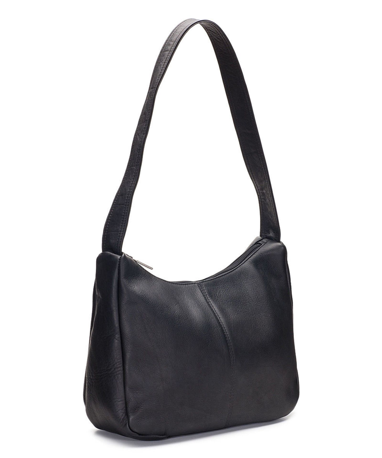 Le Donne Black Leather Hobo (New With Tags) [Ref: 26514605-Mi-Tub 1-Mi]